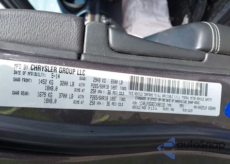 2014 Jeep Grand Cherokee Limited from USA, damaged, VIN 1C4RJFBG8EC498133